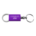 Purple Anodized Aluminum Valet Keychain - Officially Licensed for Chrysler 200