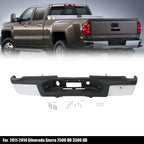 Complete Rear Bumper Assembly for Silverado Sierra 2500 HD 3500 HD (2011–2014)