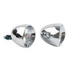 Chrome Motorcycle Passing Spot Light Fog Lamp Head Light for Custom (N/A)
