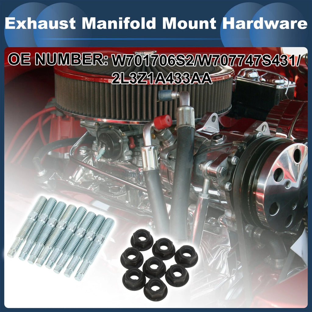 Exhaust Manifold Mount Hardware Bolt Kit No.W701706S2 for Ford Expedition (1997–2006)