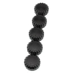 5Pcs Black Aluminum Radio Knobs for Honda GL1500 Goldwing (1988-2000)