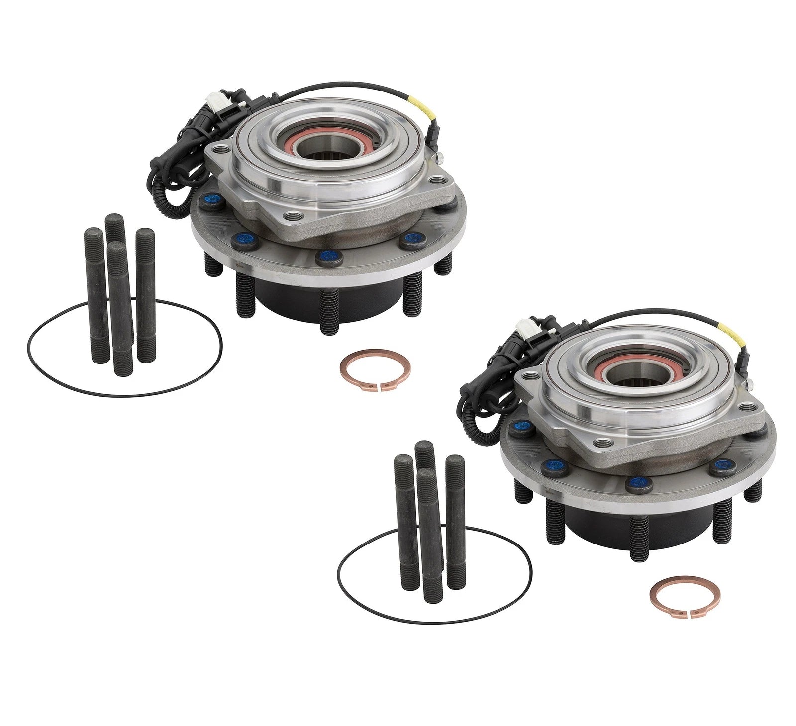 Set of 2 Moog Front Wheel Bearing & Hub Assemblies for Ford F-350 SD (2011–2016)
