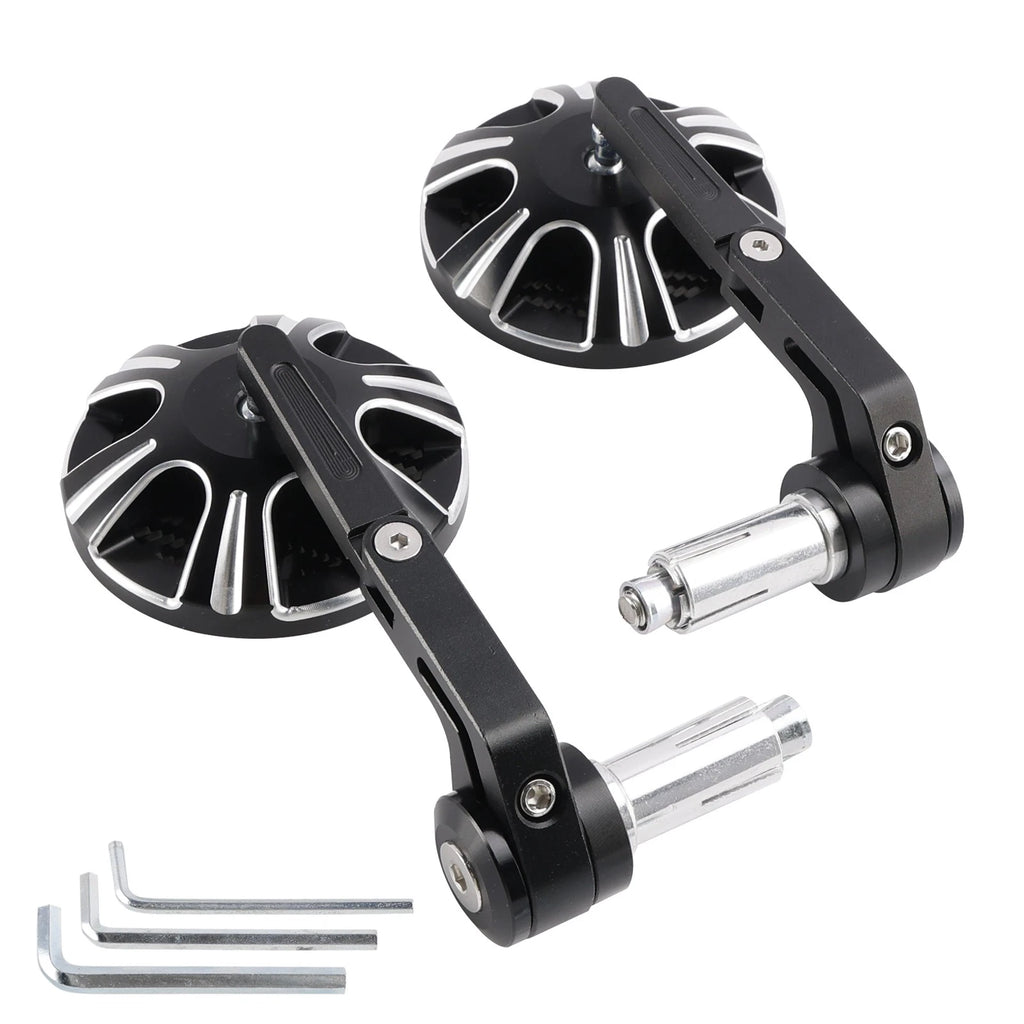 CNC Bar End Mirror Set for Aprilia RS660 Tuono 660 RSV4 Tuono V4 Dorsoduro (2020–2023)