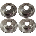 Front and Rear Disc Brake Rotors for Kia Soul (2010–2011)