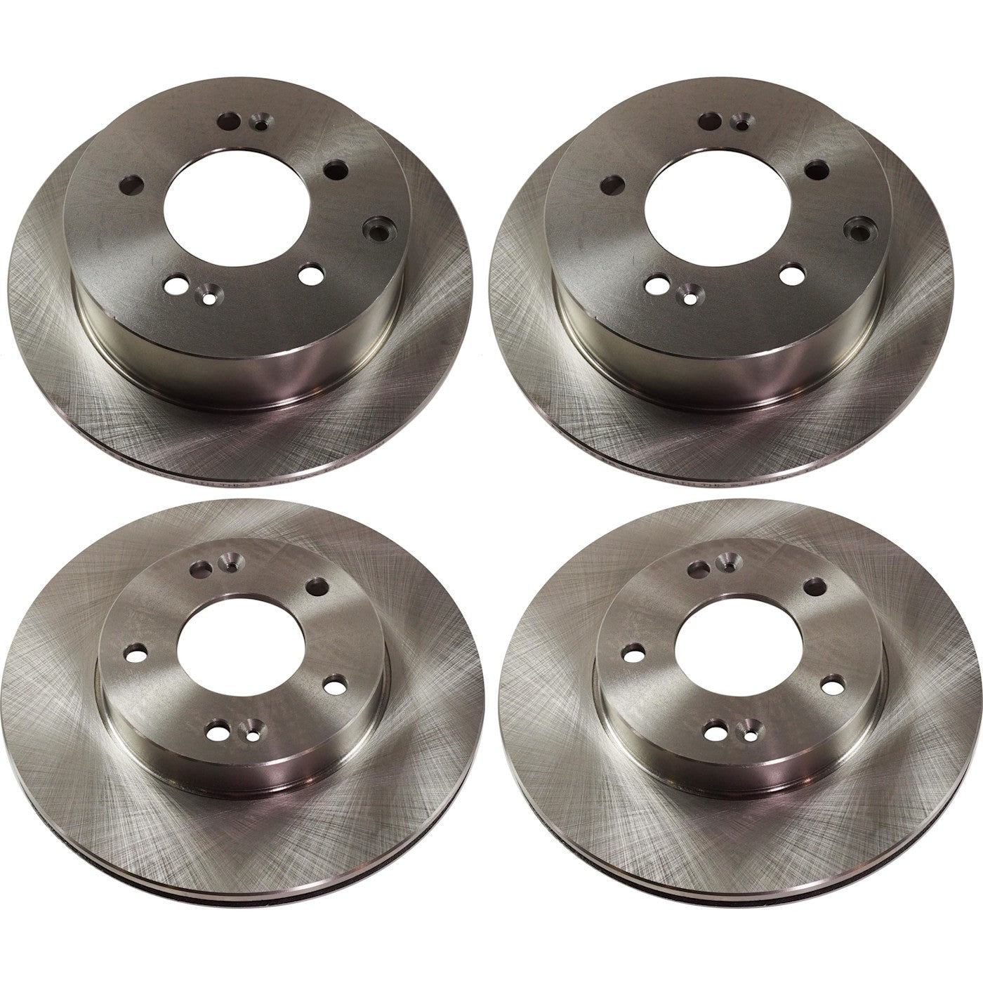 Front and Rear Disc Brake Rotors for Kia Soul (2010–2011)