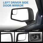 Driver Left Side Door Mirror for Chevrolet Silverado 1500 (2019-2025)