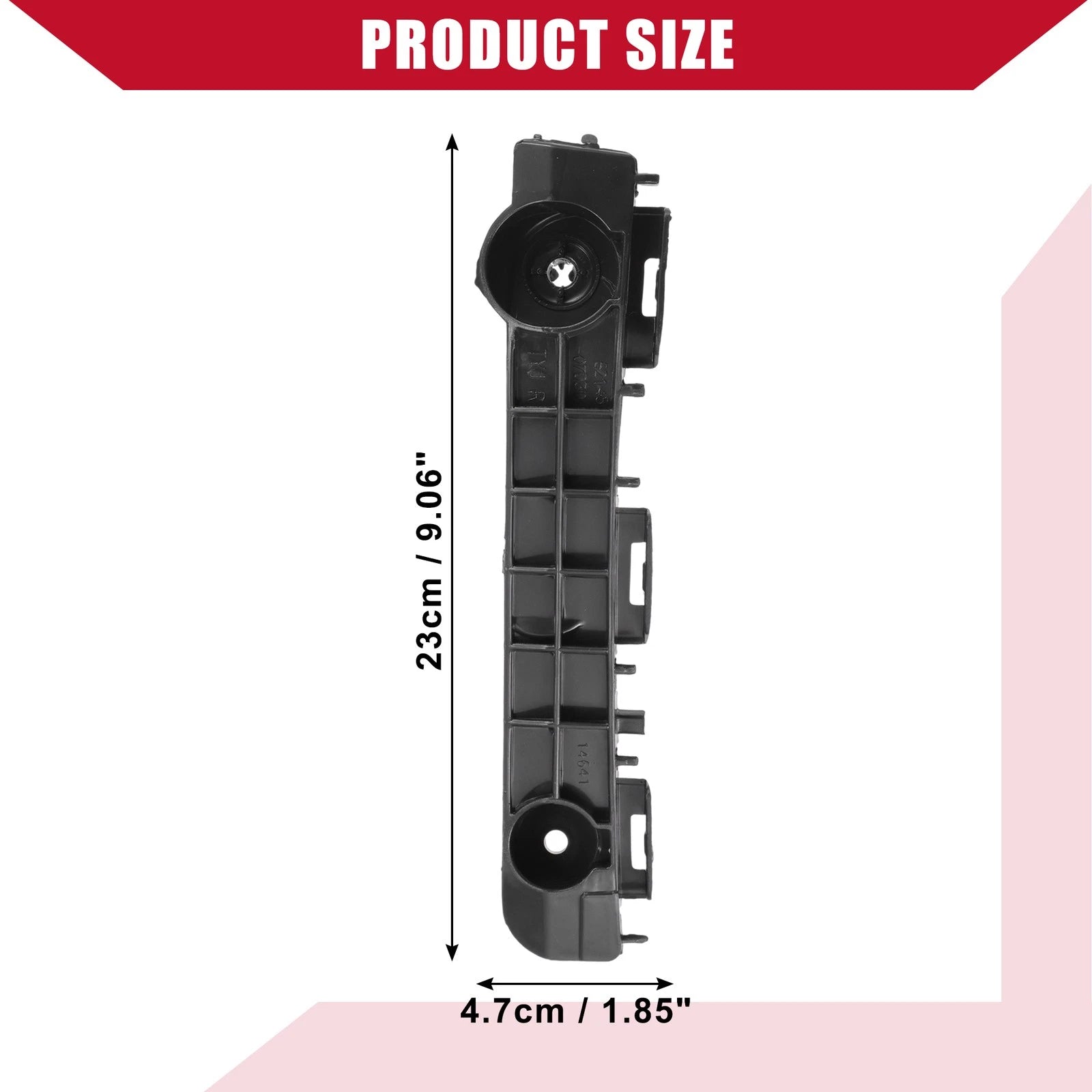 Front Right Bumper Bracket No.5214507030 for Toyota Avalon (2013–2016) Black
