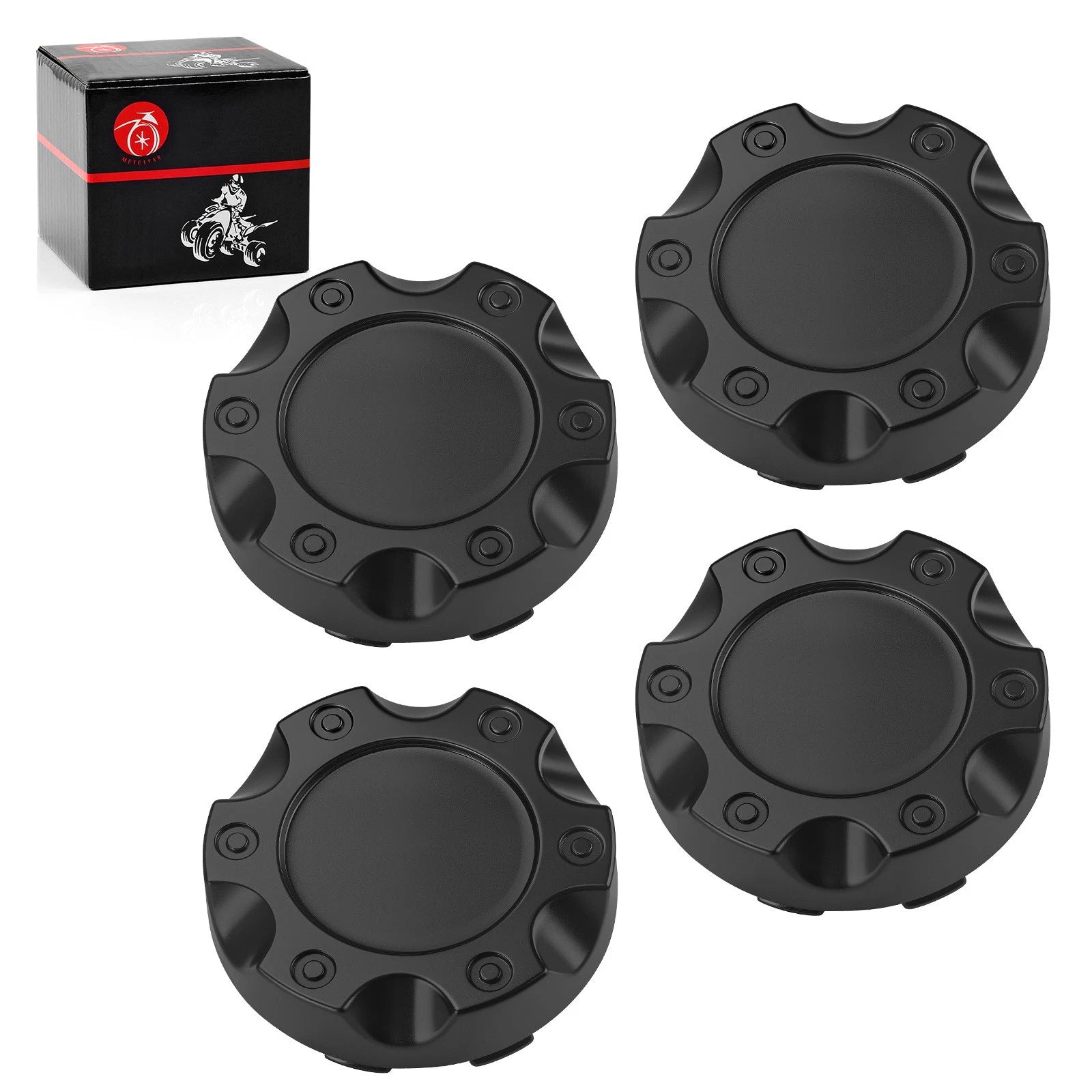 4X Wheel Center Caps for Polaris RZR XP 1000 (2017–2022) 1522853-655