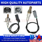 2X Upper Lower Oxygen O2 Sensor for Hyundai Sonata Kia Optima (2016–2019)