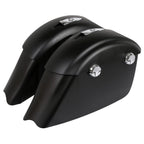Matte Black Saddlebags for Indian Chieftain (2014–2018) - Electronic Latch