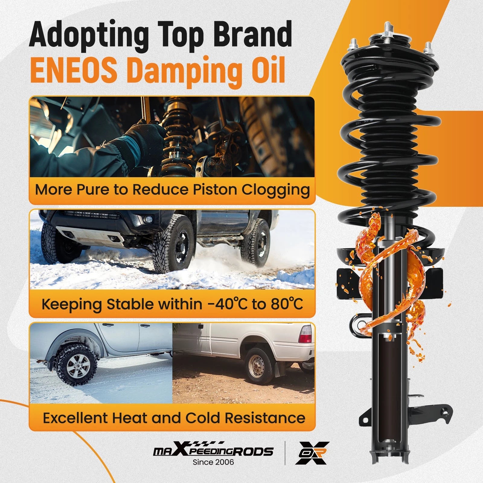 Front Struts Rear Shock Absorber Kit for Honda Odyssey (2011-2012)