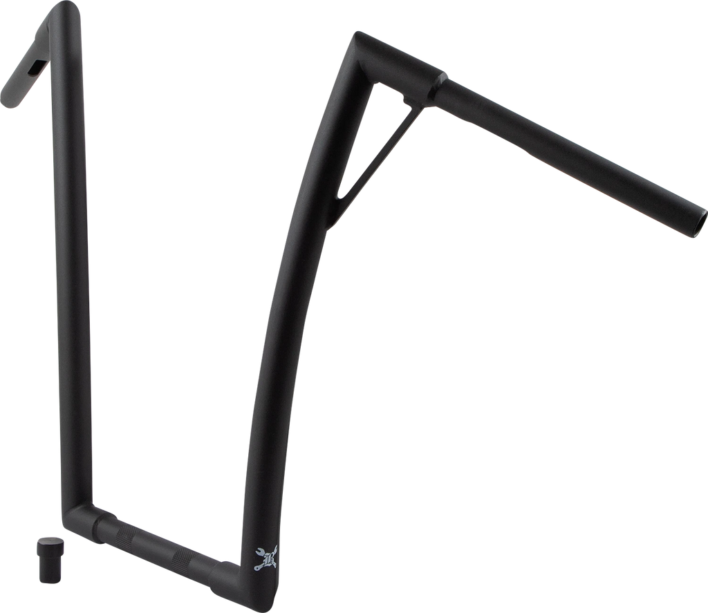 Burly Brand Louie Handlebar 19" Textured Black for Harley Davidson
