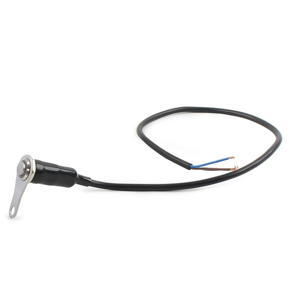 ON/OFF Handlebar Switch for Motorcycle (Push Button, Self-Return, Green)