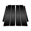 6pc Carbon Fiber Pillar Post Covers for 2008-2012 Chevrolet Malibu
