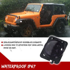 2X Smoke Lens LED Side Marker Lights for Jeep Wrangler JK (2007–2018)
