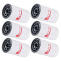 Set of 6 Oil Filters for Ford F-650, Freightliner MT45 (LF3970, P551019)