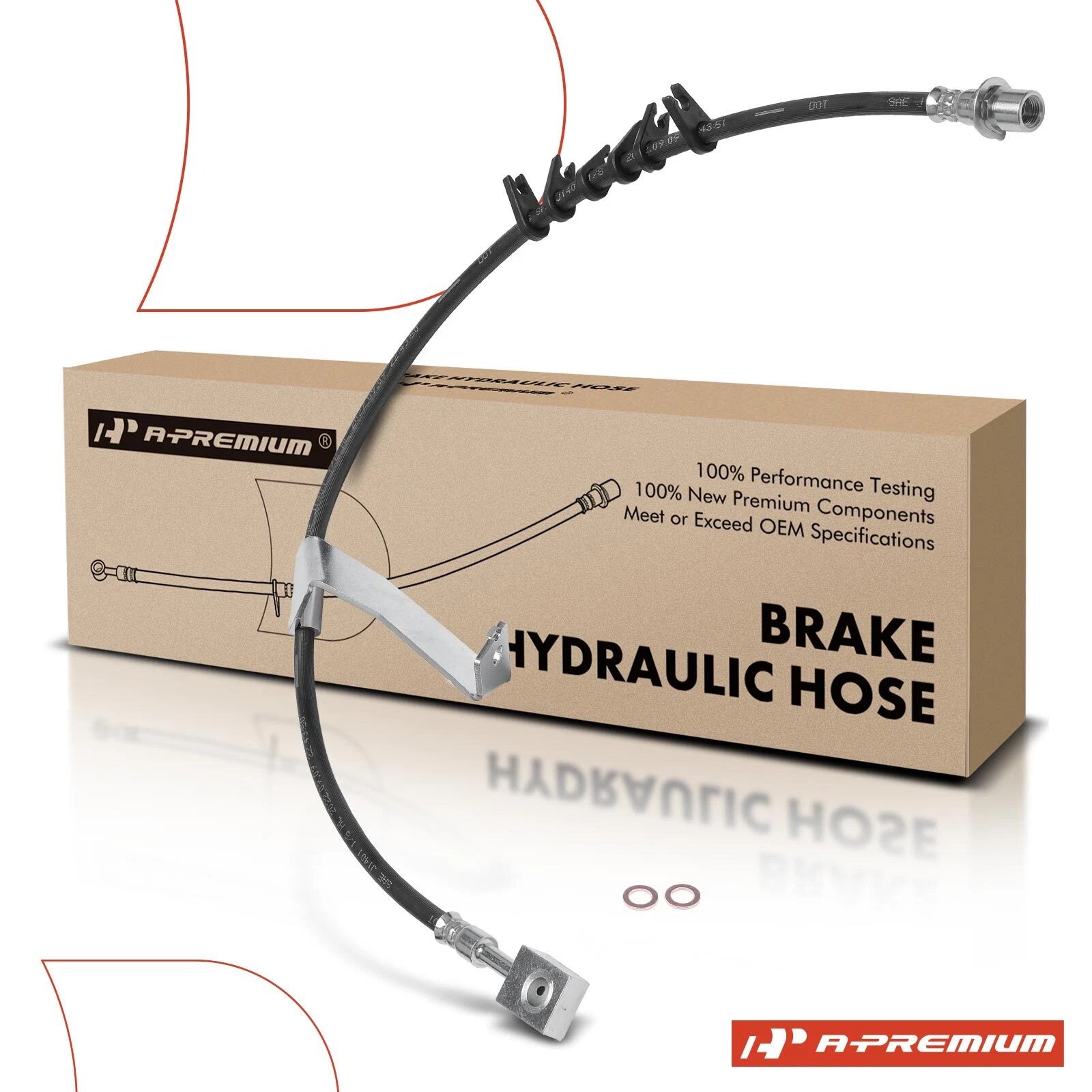 Front Brake Hydraulic Hose for Chevrolet Kodiak GMC Topkick (2003–2009)