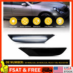 2X Clear LED Side Marker Lights for Infiniti G35 Sedan (2003–2006)