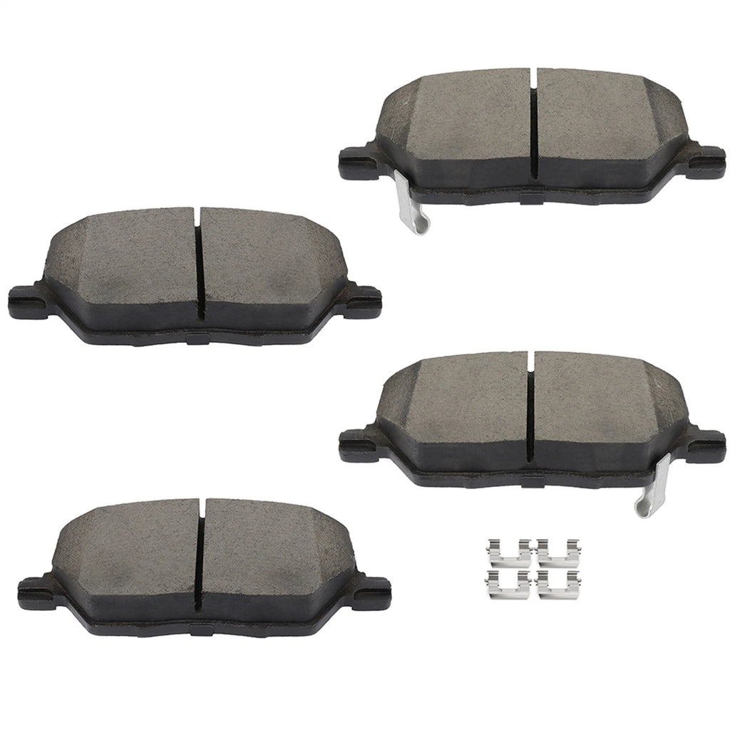 Set of 8 Ceramic Brake Pads for Jeep Compass Renegade Fiat 500X
