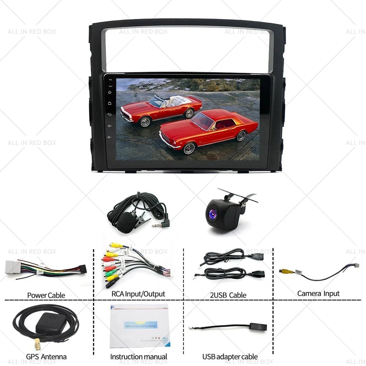 9" Touchscreen Radio GPS for Mitsubishi Pajero (2006–2014)
