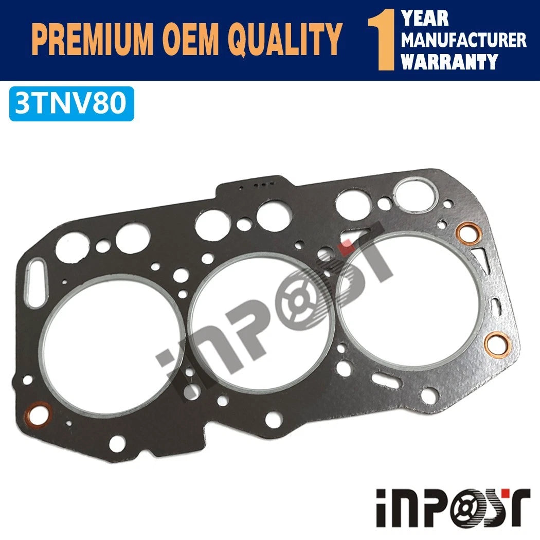 3TNV80 Cylinder Head Gasket for Yanmar 3TNV80F-SNHB (Thermo King TK380)