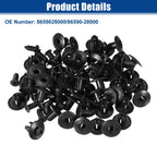 50pcs Bumper Cover Retainer Clip Fasteners for Hyundai Sonata (2011–2019) No.8659028000