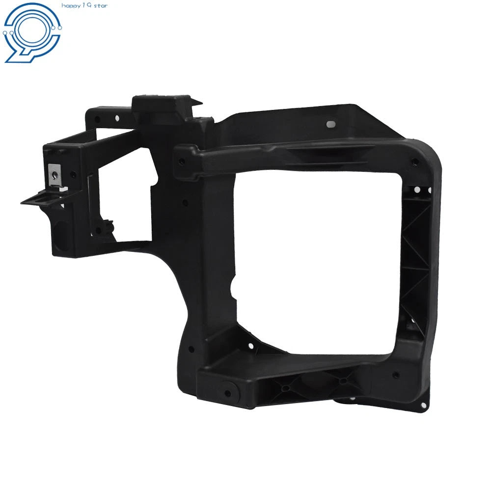 Set of 2 Headlight Brackets for Jeep Cherokee (2014–2018) Black ABS