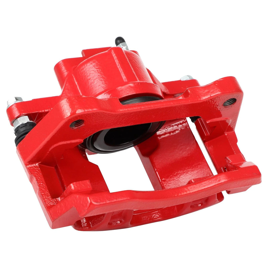 Front Brake Caliper Kit with Ceramic Pads and Drilled Rotors for Dodge Grand Caravan