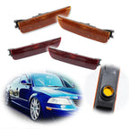 Set of 4 Front & Rear Side Marker Light Housings for VW Passat (01–05)
