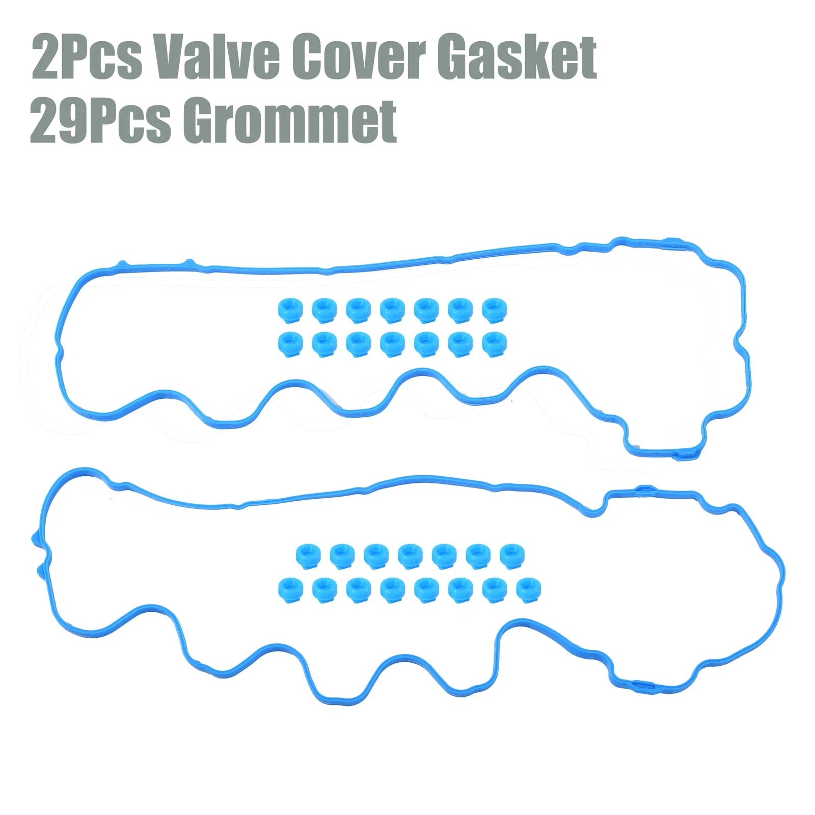 Set of 1 Valve Cover Gasket for Ford F-250 Super Duty (2005) VS50664R Rubber Blue
