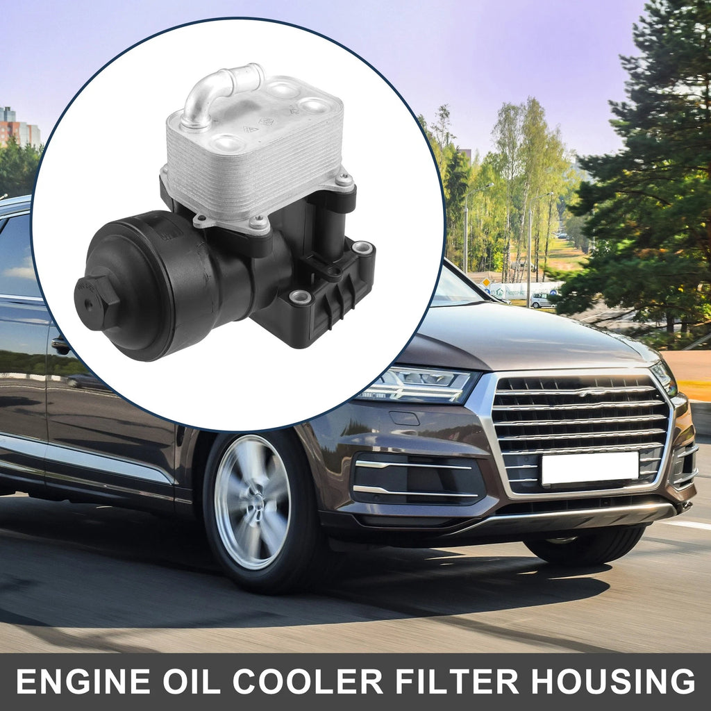 Engine Oil Cooler Filter Housing with Seals for Audi A3 Q5 (2013–2020) No. 03L115389E
