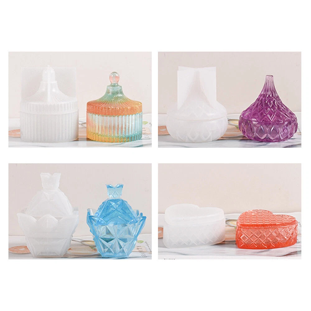 Silicone Epoxy Resin Mold Jewelry Storage Box Organizer (2023)