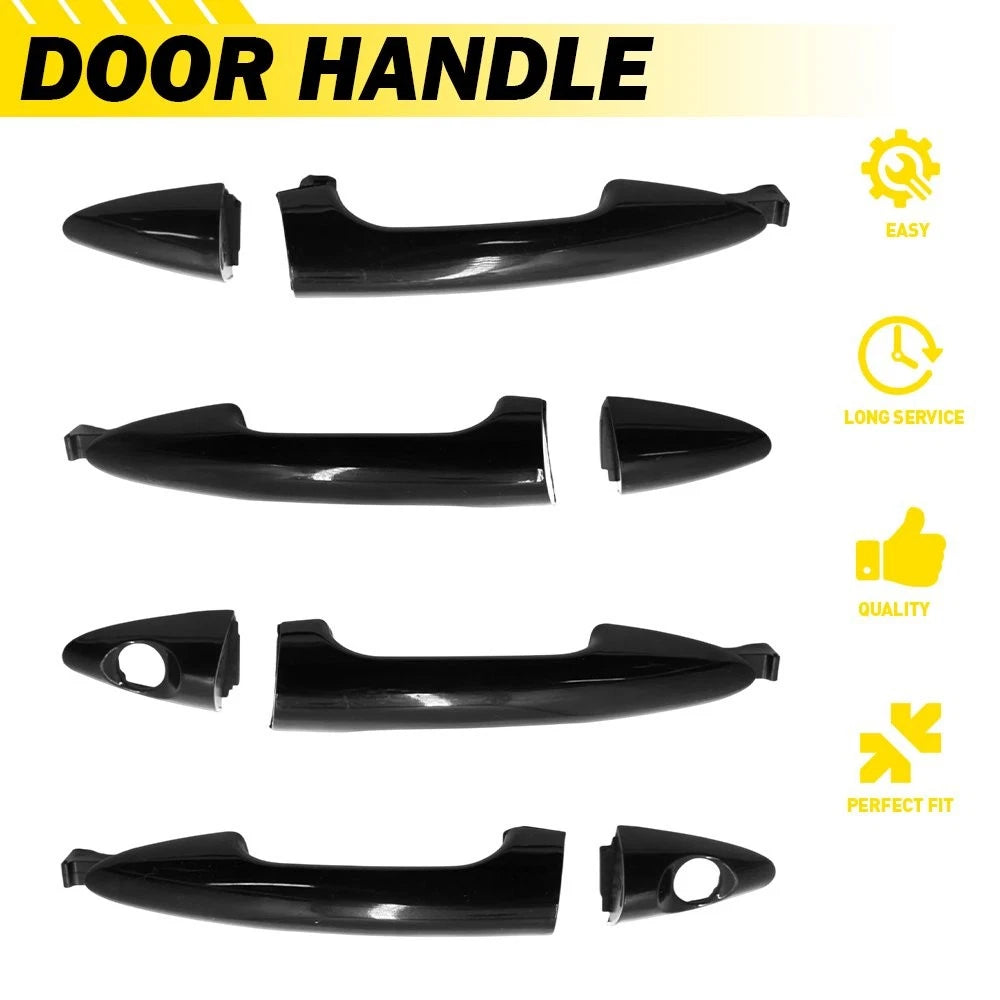 Set of 4 Outer Exterior Door Handles for Hyundai Accent (2012–2017)