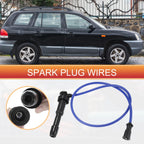 3pcs Spark Plug Wire Ignition Coil Cable No. 2750139A70 for Hyundai Santa Fe (2003)