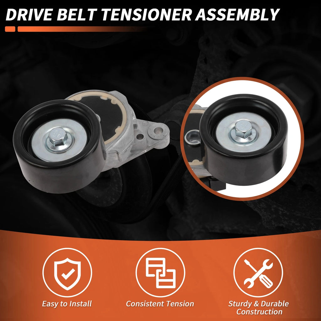 Set of 1 Drive Belt Tensioner Kit for Lexus GX460 V8 4.6L (2010–2018) 166200S010
