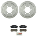 Bosch Rear Quietcast Rotors & Semi-Met Disc Brake Pad Kit for Land Cruiser LX450 (1996–1997)