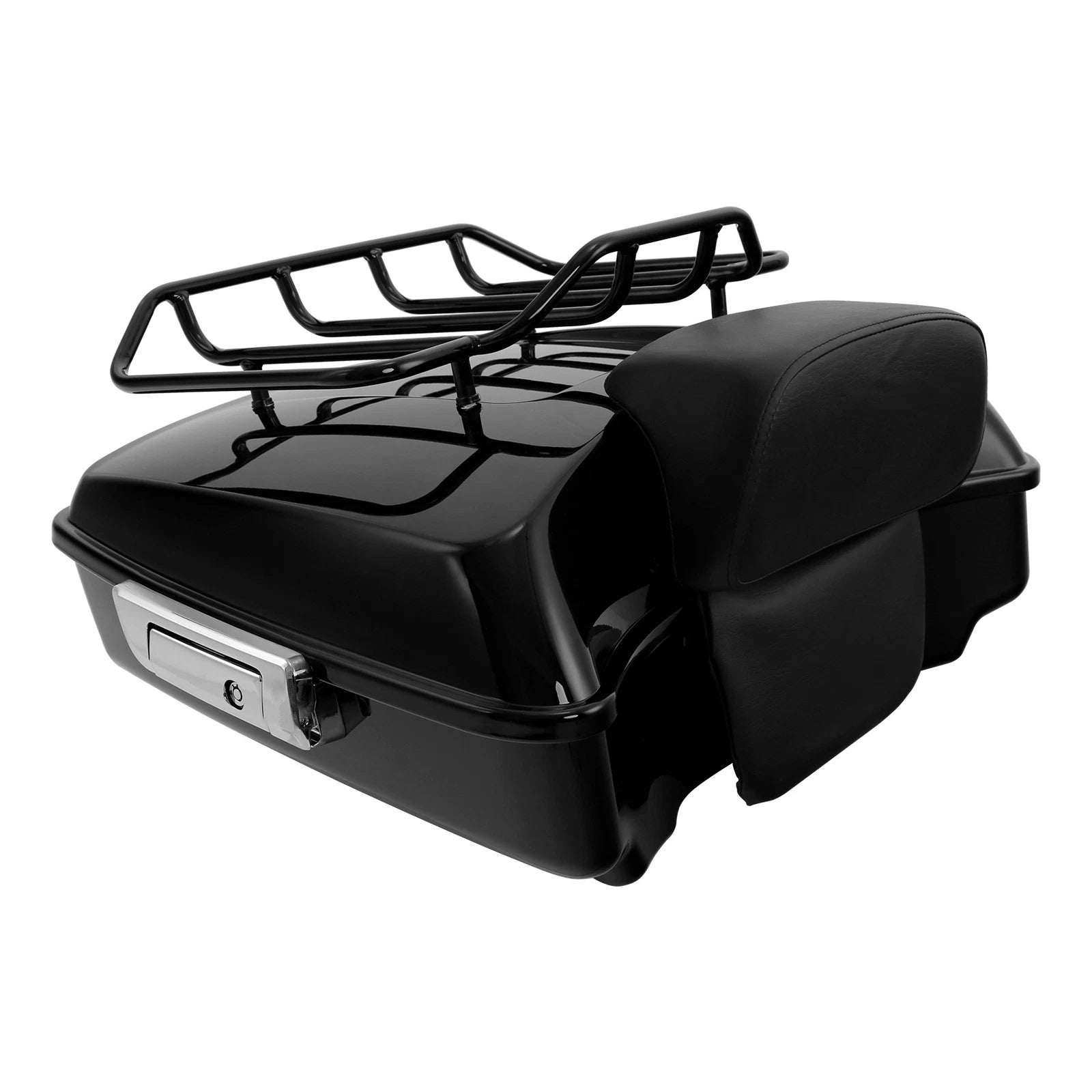 Chopped Trunk Top Rack Backrest for Harley Road Street Glide (2014–2026)