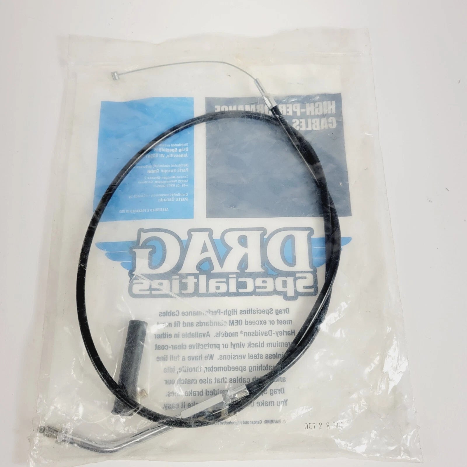 Throttle Cable 36" 90 Degree for Harley Davidson Big Twin (1988–1995)