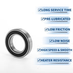 Deep Groove Ball Bearing 25x42x9mm for Scooter Skateboard (6905DDU)