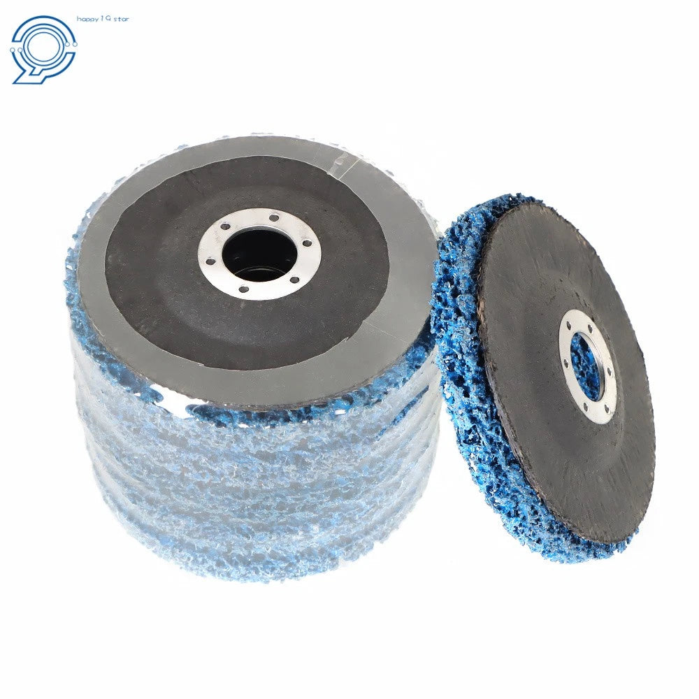 10pk Poly Strip Disc Wheel for Angle Grinder (4.5''x7/8")