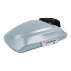 Silver Razor Trunk Backrest Pad for Harley Touring CVO Road Glide (2014–2025)
