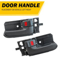 Pair LH & RH Interior Door Handle Gray for Toyota Corolla Matrix Tacoma (2003–2015)