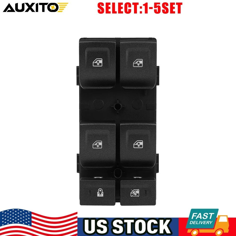 Front Left Power Window Switch for Chevy Silverado GMC Sierra 1500 2500 (2001–2010)