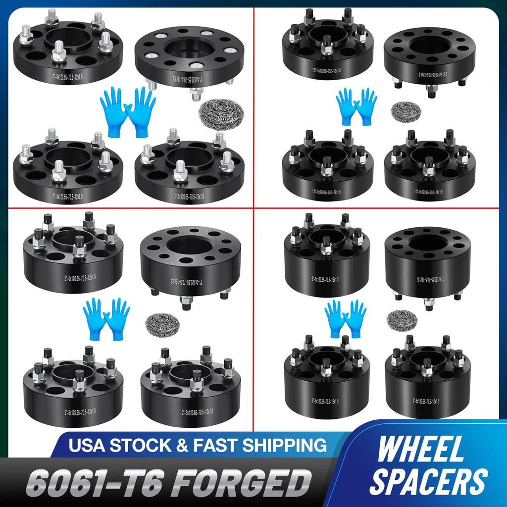 Set of 4 Hubcentric 5x4.75 Wheel Spacers for Chevy Corvette (YYYY–YYYY)