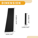 Set of 4 Car Pillar Window Trim Covers for Mercedes Benz CLS-Class (2012–2016) Black
