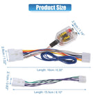 Set of 1 Radio Amp Subwoofer Amplifier Plug Play Wire Harness for Toyota Pickup (1989–1995)