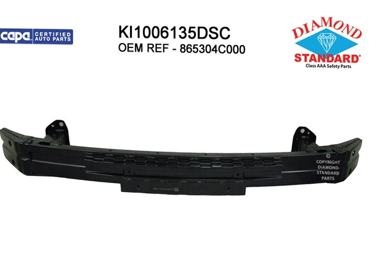 Replacement Steel Front Bumper Impact Bar for See Compatibility Chart (2011–2018)