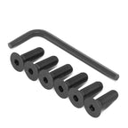 6 Piece Steering Wheel Horn Delete Plate Screw for NRG Innovations (SWS-100BK-1)