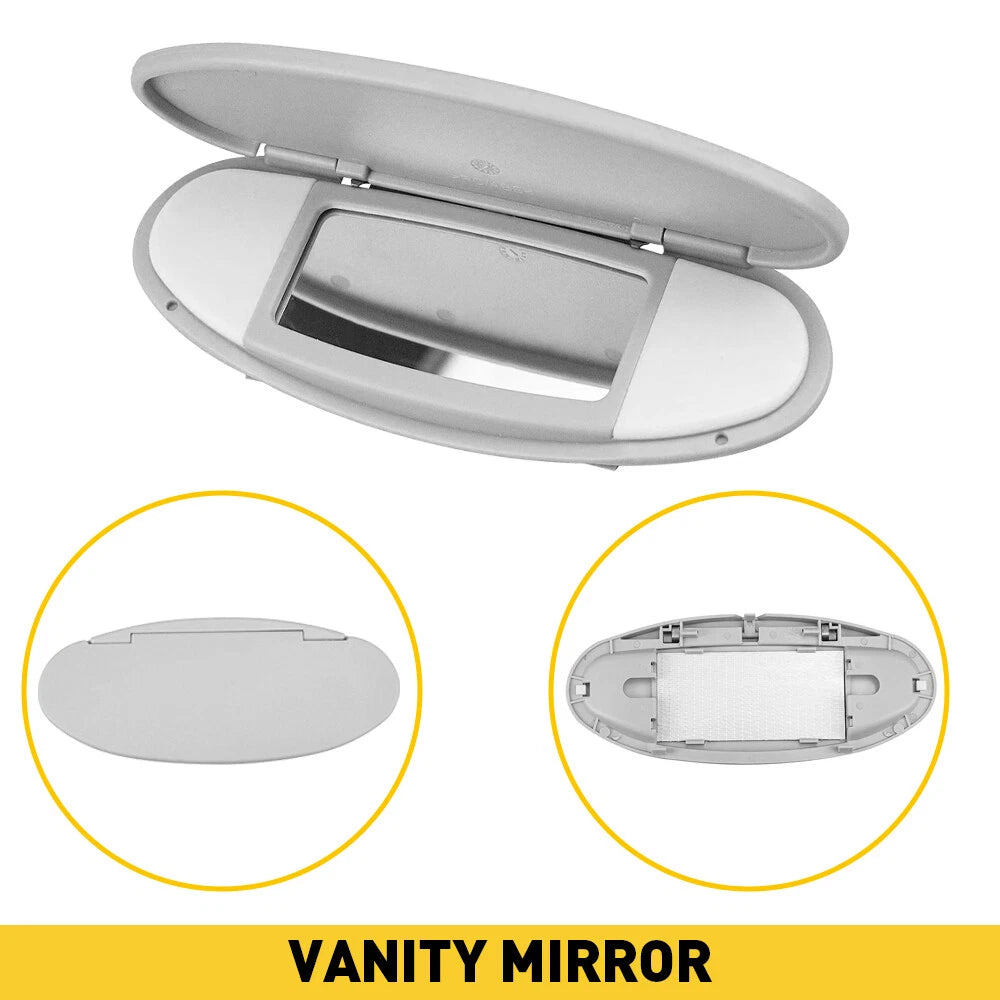 Sun Visor Vanity Mirror Cover for BMW Mini R55 R56 R60 (2007â2014)