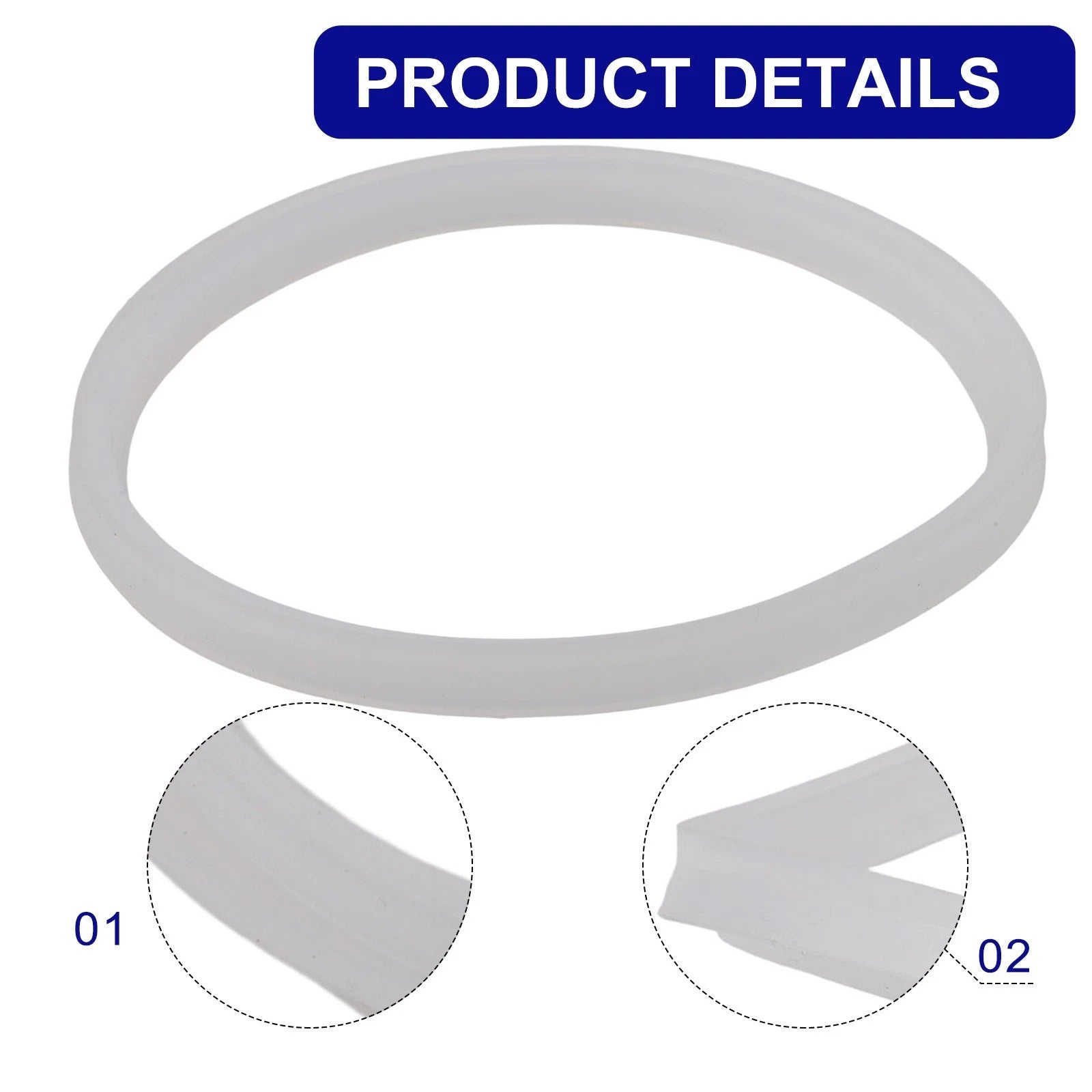 Leak Resistant Silicone Sealing Ring for Sausage Filling Equipment (3L 5L 7L)